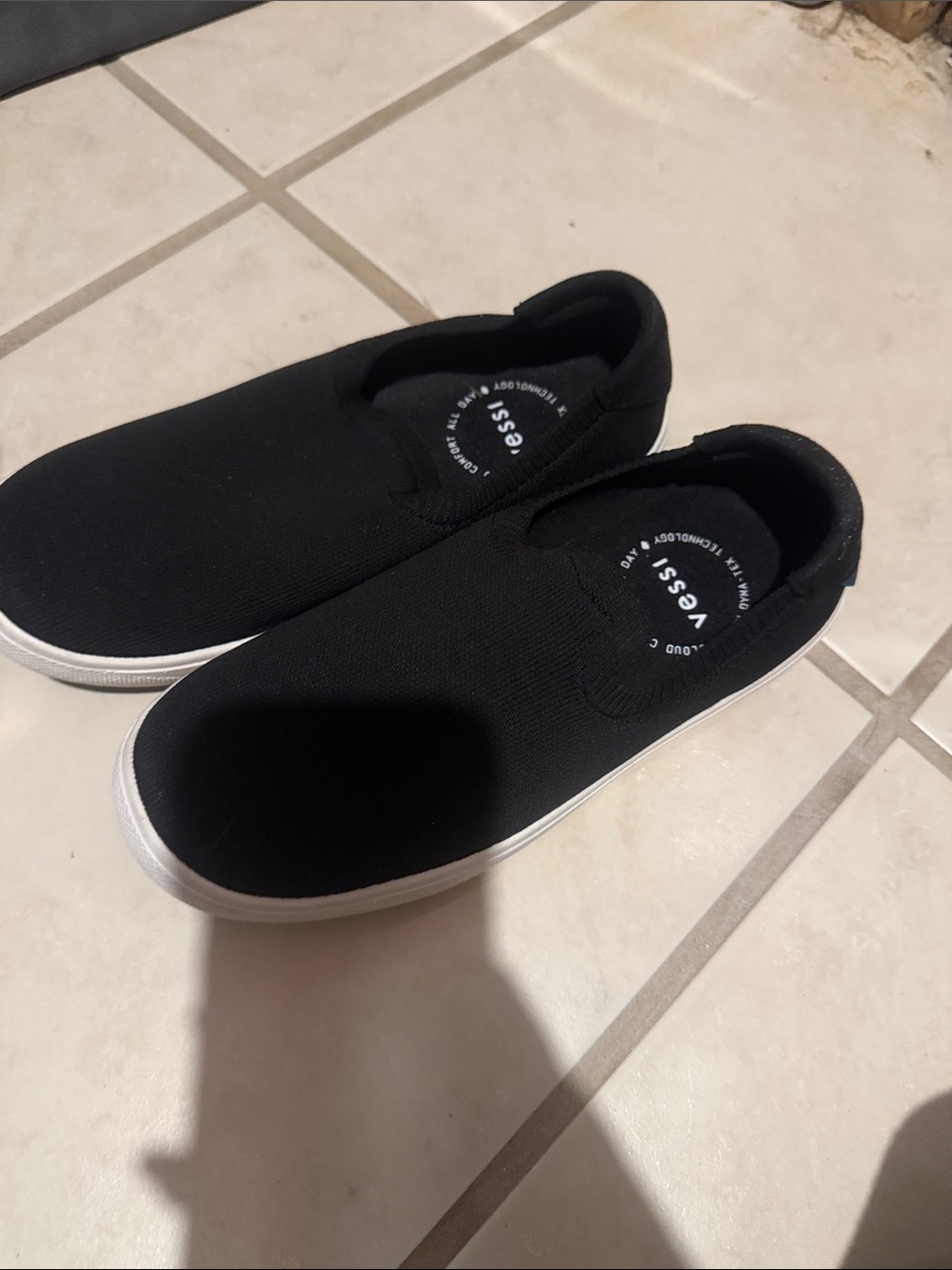 vessi 5 Black Slip-On Canvas Shoes - Vessi Style